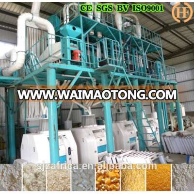 High quality maize/corn flour roller mill machinery with price